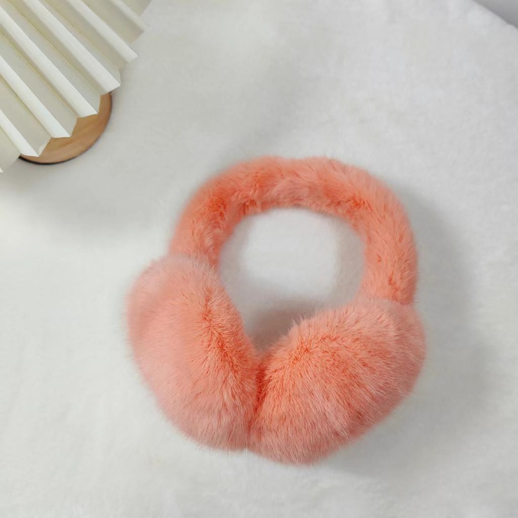 Fashionable Plush Ear Muffs for Women and Girl Foldable and Comfortable Ear Protectors for Easy Storage Sport Gear