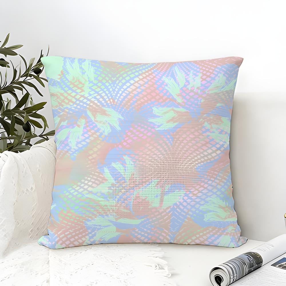 

Vintage Psychedelic Texture Pillow Case linen pillow case sofa home decor cushion cover cushion cove 30X30cm