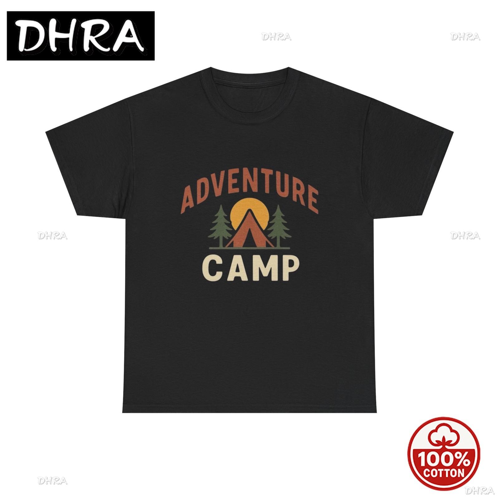 

Adventure Camp Graphic T Shirt Unisex Heavy in Streetwear Style Gift for Boyfriend Casual Top T Shirt Gothic Short Sleeve Tee 4XL