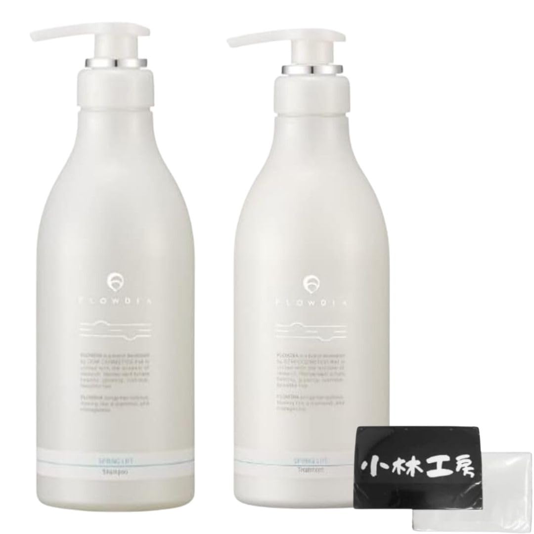 

Demi Flowdia Spring Lift Shampoo 550ml & Treatment 550g Set Pocket Tissue Set Salon Exclusive Hair Care