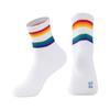 Badminton Sport Socks - Thick Rainbow-colored Four-season Breathable Outdoor Running Casual Couple Mid-calf Socks