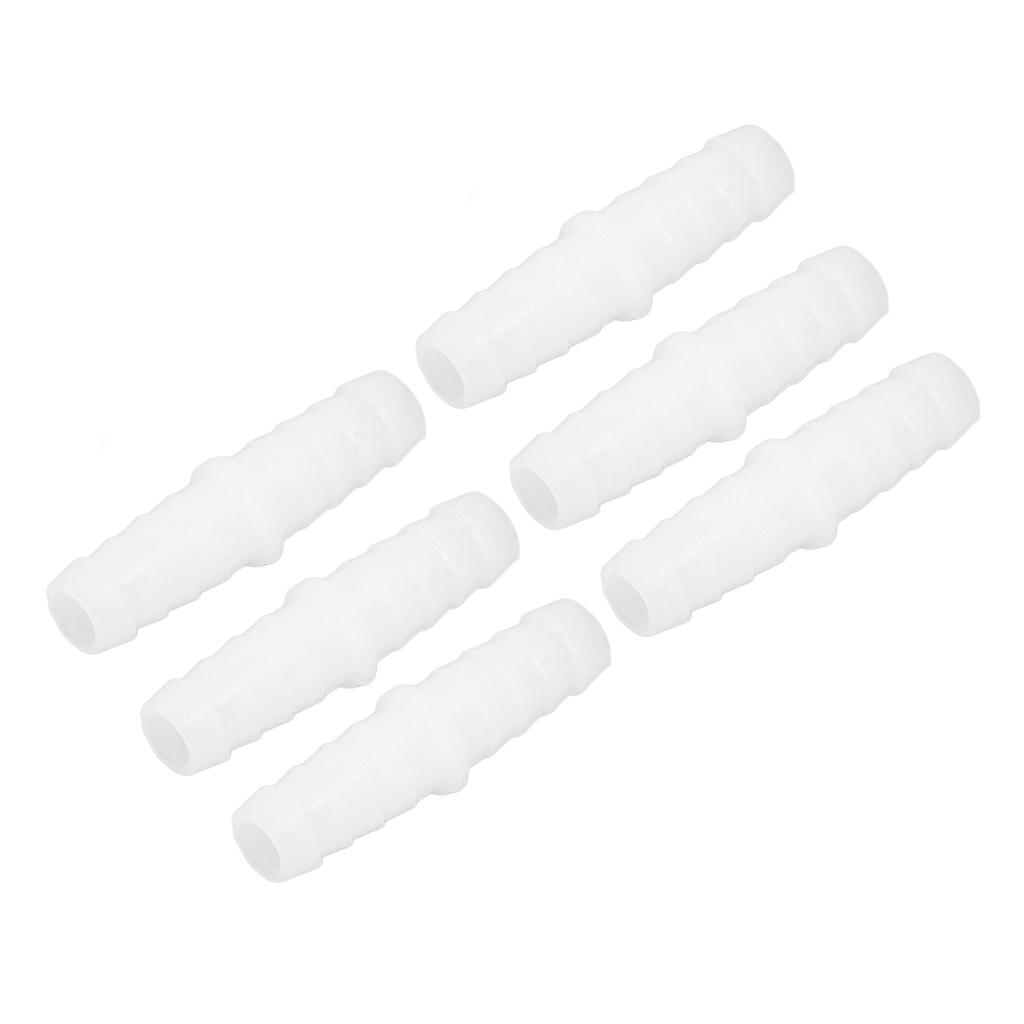 10Pcs Plastic Hose Barb Fitting Straight Equal Barbed Splicer Mender Joint Union Adapter