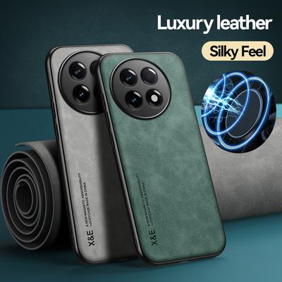For OnePlus ACE 2 Pro 5 3V Light Luxury SheePskin Case For OnePlus 13 12 11 10T With Magnetic Suction Phone Case