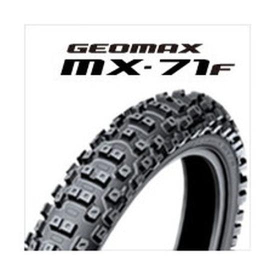 

Мотоциклетная шина DUNLOP GEOMAX MX71 передняя 42M камерного типа для общественного пользования 289561 для мотоциклов 70/100-19 (WT) [Не дороги] Двухколесный