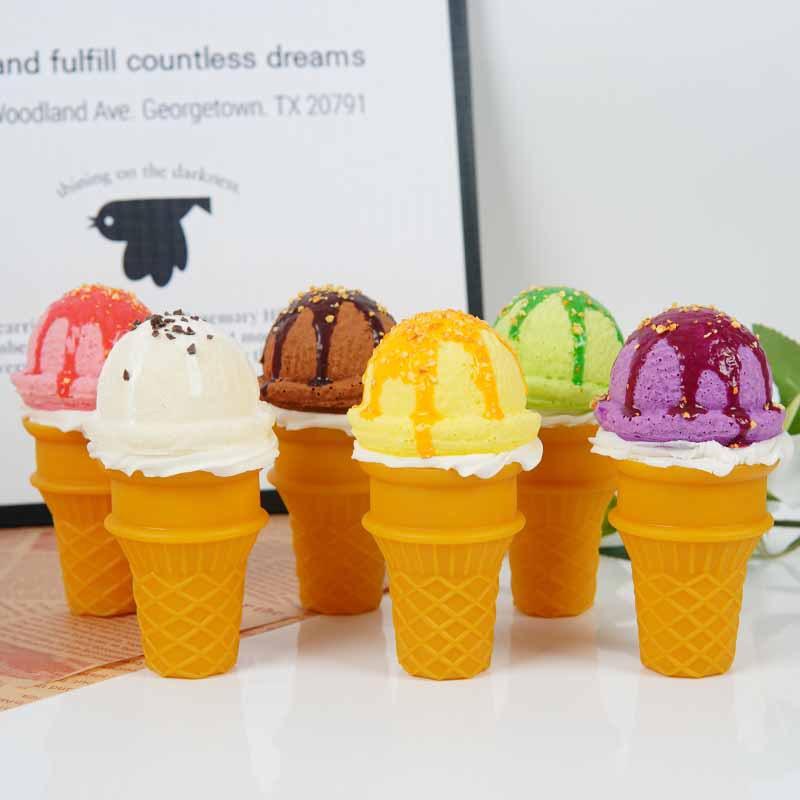 Simulation Ice Cream Model Artificial Cream Sweet Cone Fake Food Dessert Shop Window Ornaments Photography Props Party Supplies