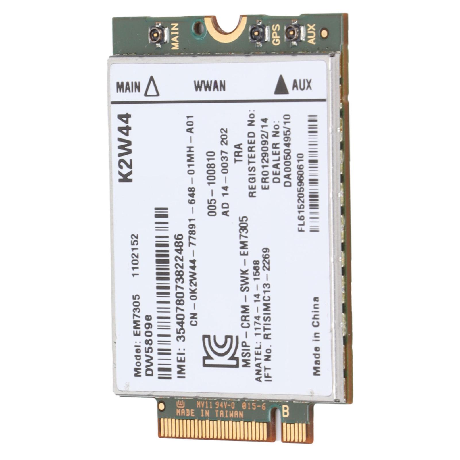 

Мережева карта 4G модуль Легка установка DW5809e EM7305 Комп ютерні компоненти для ноутбука Latitude 3340