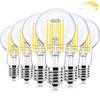 Wonninek Dimmable Filament Bulb, 17mm Base Diameter, 60W Equivalent, Warm White, PSE Certified, Omnidirectional, Energy-Saving, Edison Mini Lamp,