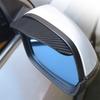 2Pcs Car Rearview Mirror Rain Eyebrow Rain Shield Snow Rainproof Blades Sticker Guard Sun Visor Auto Rear View Shade Protector