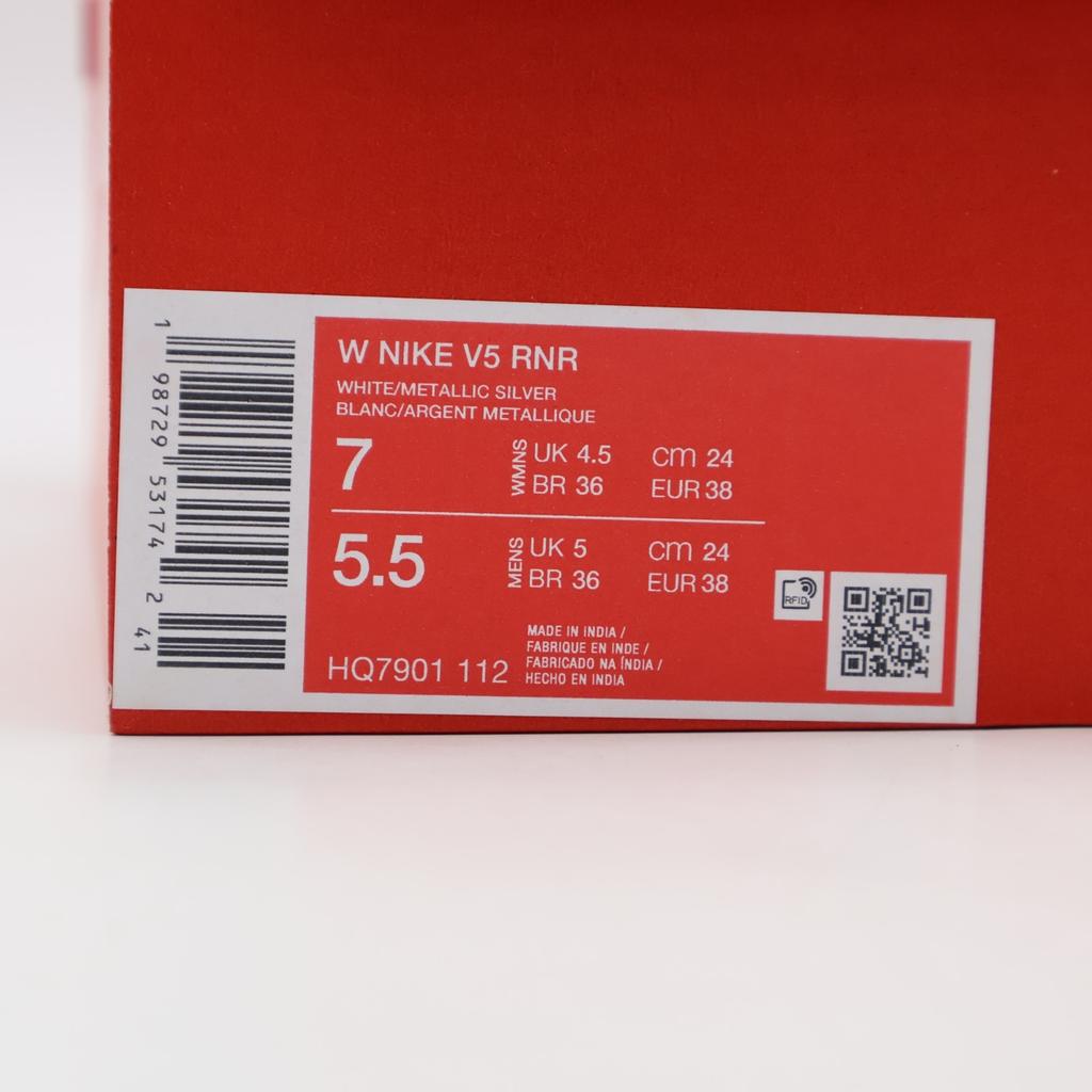 HQ7901-112 Nike V5 RNR White Metallic Platinum (Women's)