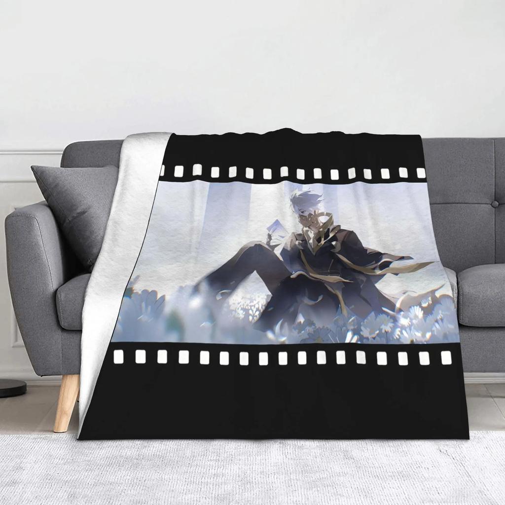 To Be Hero X Anime Blankets Flannel Spring Autumn  Multi-function Super Warm Throw Blanket for Home Outdoor Bedding Throws