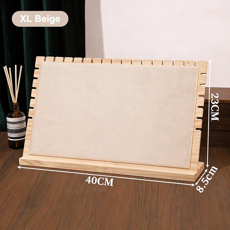 Creative Solid Wooden Necklace Frame Fashion Jewelry Display Frame Pendant Support Jewelry Display Props