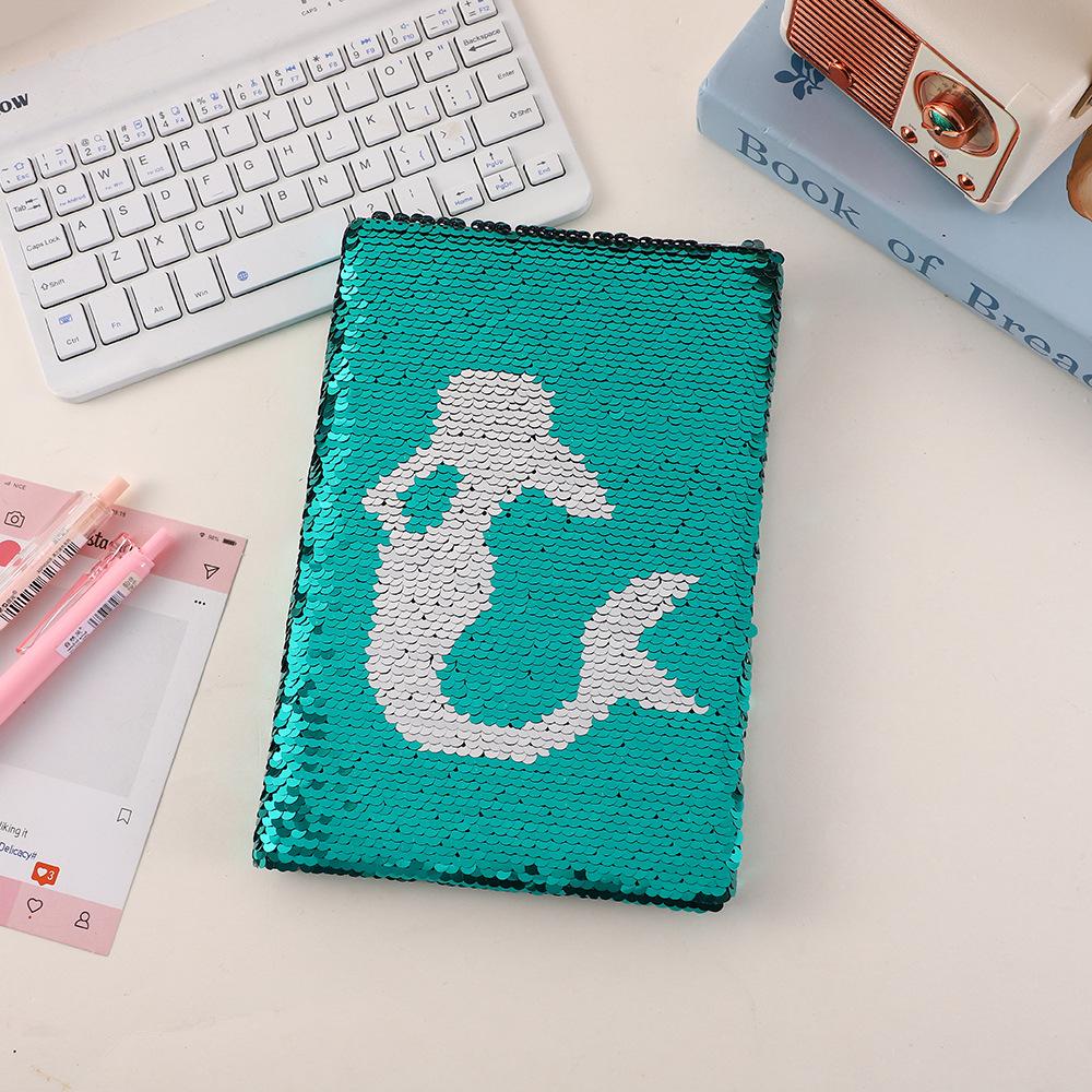 Enchanting Sequin Style Notebook: Exquisite Patterns for DIY Journaling & Student Notes