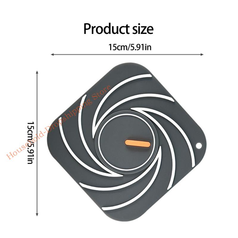 85AD Multiple Functional Soaking Pool Sewer Lid Cover Impermeable Odor Control Standard 4pcs