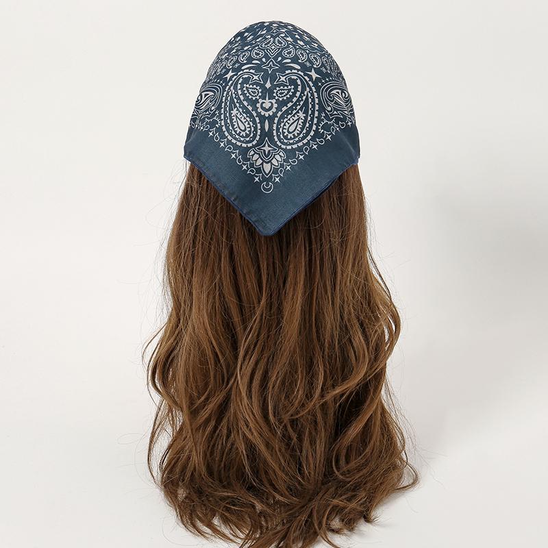 Mode Hip Hop Bandana Outdoor Unisex Schwarzes Haarband Halstuch Kopfbedeckung Handgelenkbandagen Kopftuch Quadratische Schals Taschentuch mit Aufdruck