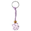 Crystal Stone Holder Hanging-Ornaments Keychain Adjustable Bag Charm Decors Cord Empty Stone Holder Keychain