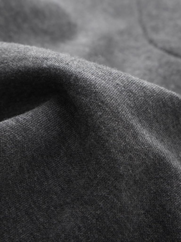 Kaitak Family Unisex Super Cardboard Knit Long Sizes LL Charcoal 5-Star Hotel-Style Pajamas, Men's Shirt, Sleeve, Fall/Winter, M, L, (LL, (Shirt))
