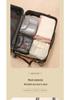 Large Capacity Mesh Makeup Bag: Portable, Multi-functional Toiletry Storage with High-Style Curved Design.