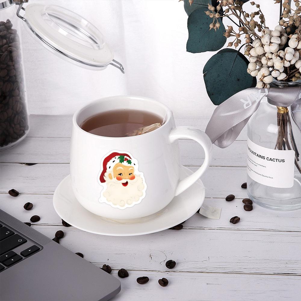 50 New Retro Christmas Angel Stickers Water Cup Mobile Phone Case DIY Decoration Stickers