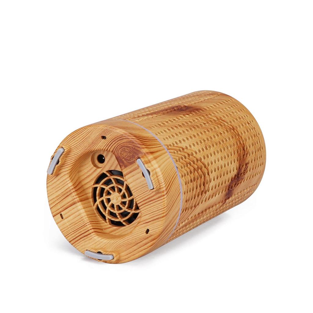 Wood Grain Hollow-Out Aroma Diffuser & Humidifier - Indoor Air Purifier