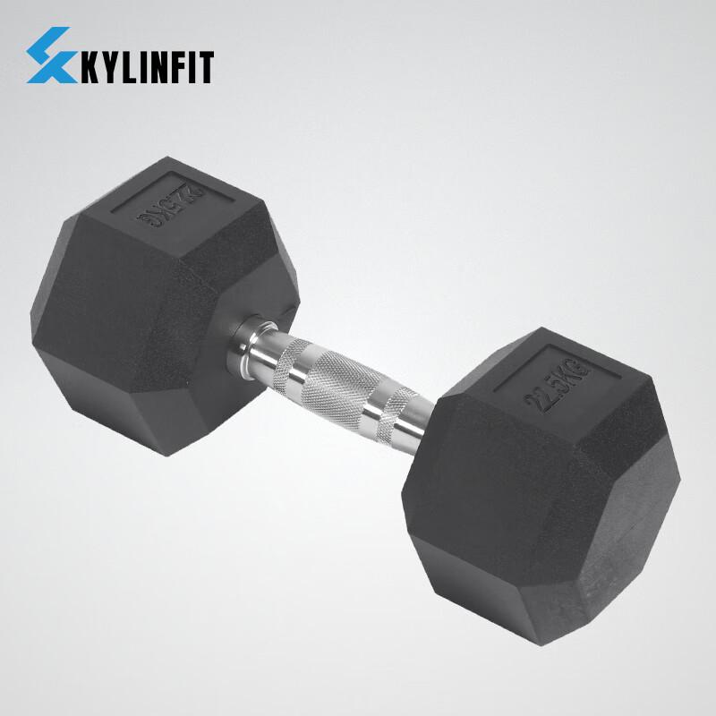 Qijun Hexagonal PU Anti-Roll Dumbbell