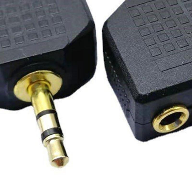 Earphone Sound 3.5mm Jacks Male To Double Female Headphone Y Splitter Adapter for Phone Microphones Speaker