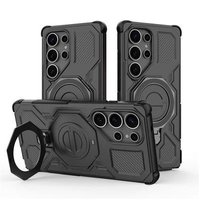 For Samsung Galaxy S25 Ultra Case Samsung S25 Ultra Cover Holder Magnetic Wireless Charging Protective Phone Cases On S25 Ultra