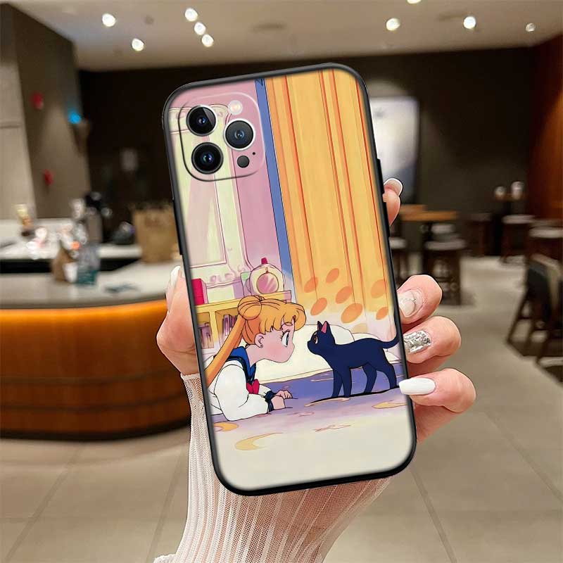 RE50 S-Sailors M-Moons Phone Case for Samsung Galaxy S20 S21 S22 Ultra FE + Plus A21S A22 A24 A25 A26 A30 A30S A31