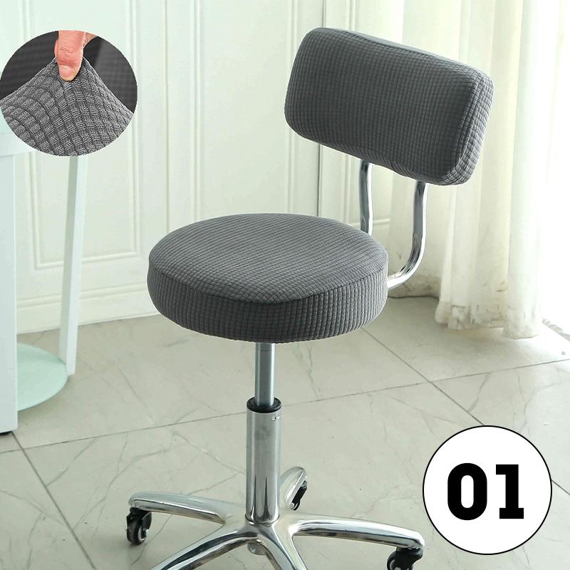 

1 Set Elastic Bar Stool Seat Cover Universal Round Chair Cover Hair Salon Bar Banquet Hotel Dining Home Decor Stool Cover