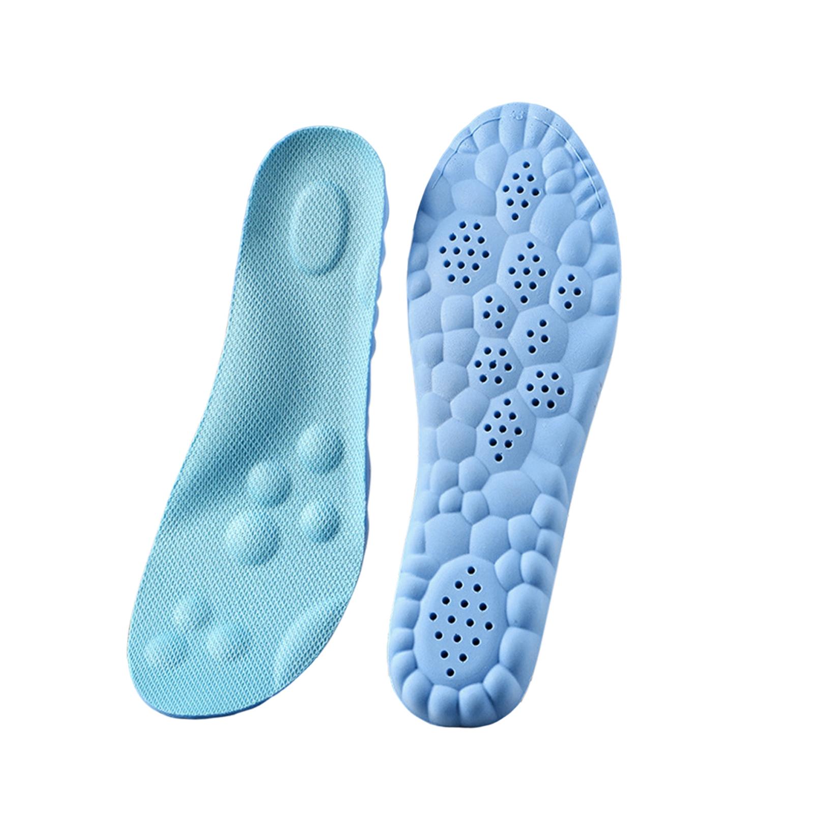 

Breathable Sweat Absorbing Athletic Shoe Insoles with Arch Support for Everyday Use Comfortable Fit Durable Material 285 синий