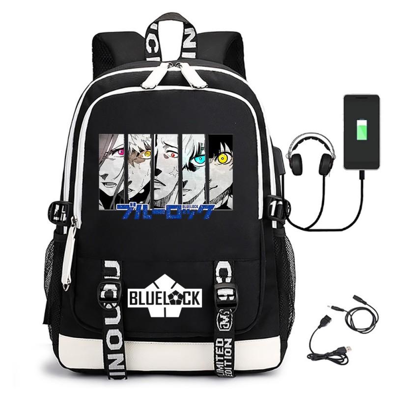 Anime Blue Lock Printed Backpack Teens