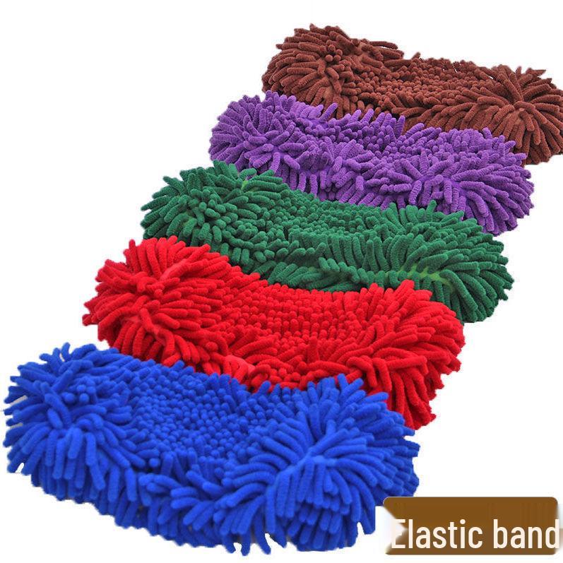 Chenille Flat Mop Head Replacement Cloth - Universal Dust Cover Mop Pad (40, 60, 90 cm)