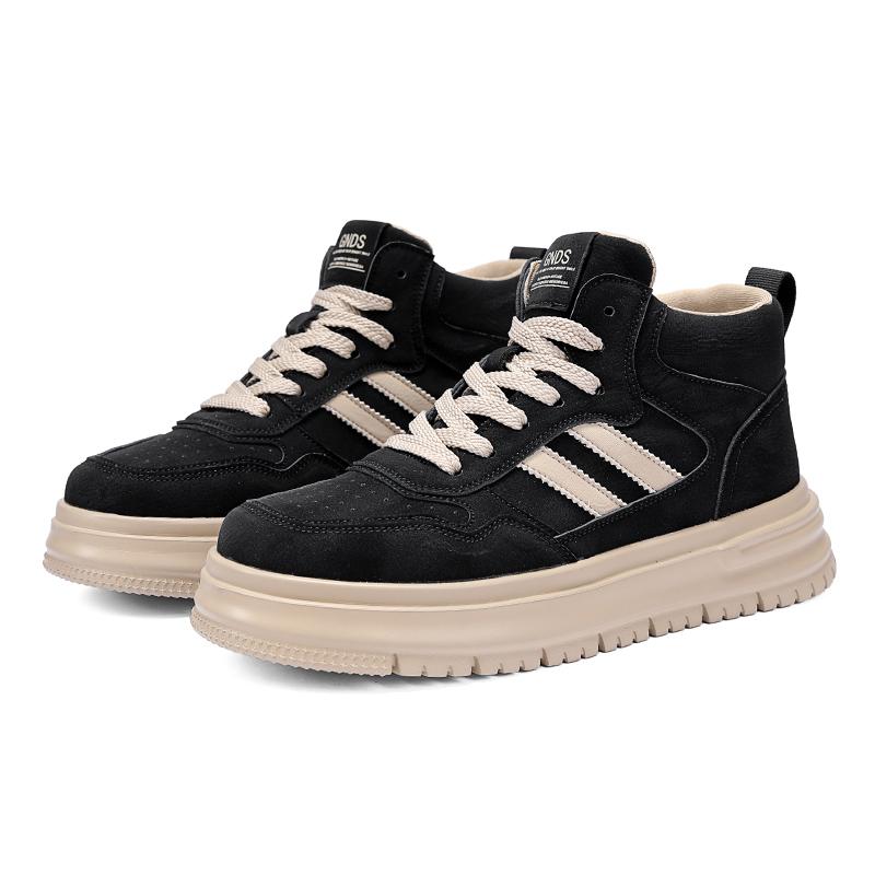 

Four-season Men s Shoes: Classic Men s Retro Ankle Boots, Fashionable Anti-slip High-top Casual Shoes, Work and Safety Boots 43 чёрный