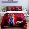3pcs Haaland9 Design Cover Set - HD Printed Bedding with 1 Cover and 2 Pillowcases - Perfect for Home and Dorm Decor