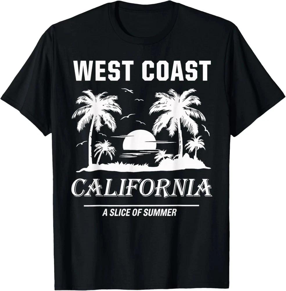 California Beach Summer TShirt Gift For Friends S