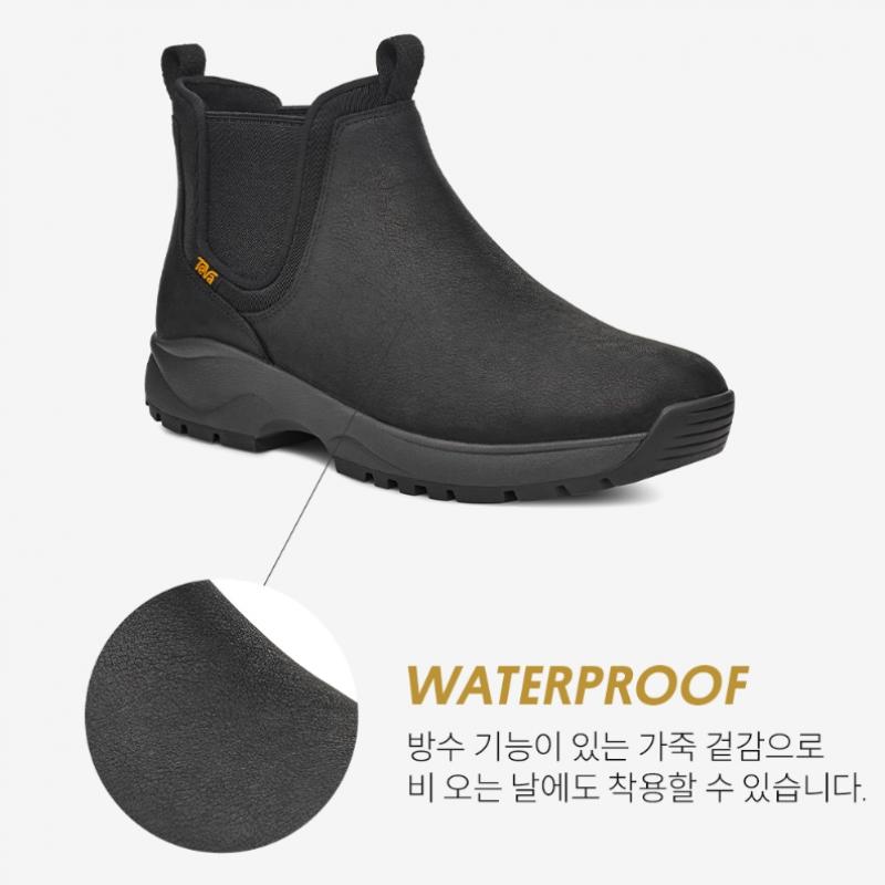 Teva Men S Leather chelSea bootS Stvm2330274 Blk