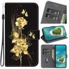 Stand Flip Wallet Case für Oneplus CE 3 2 Lite Nord 3 2T N30 N20 SE 4G ACE 2v CE4 5G Flip Bemaltes Muster Wallet Case