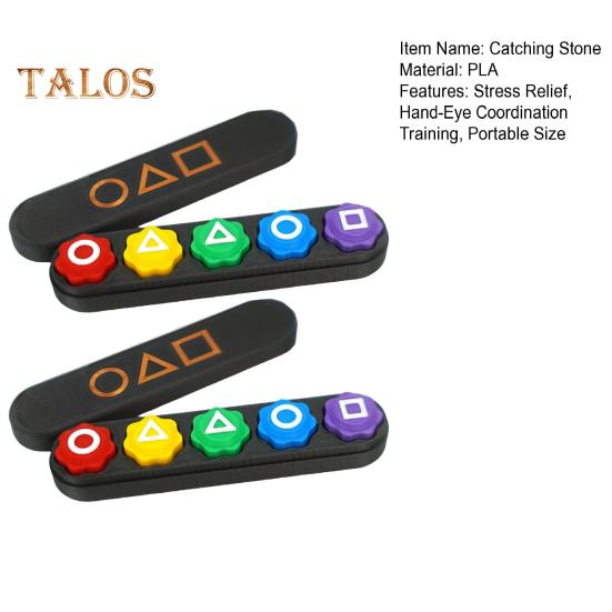 1/2 set koreanskt traditionellt stenfångarspel Hand-ögakoordination Träningsjackor Sten Barn Vuxna Familjekvällsfest Leksak som griper sten