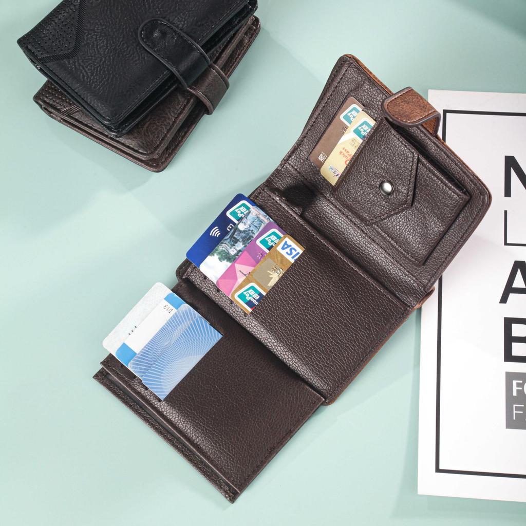 Men's wallet, passport change bag, multi-functional women's bag, large-capacity card bag, hot-selling men