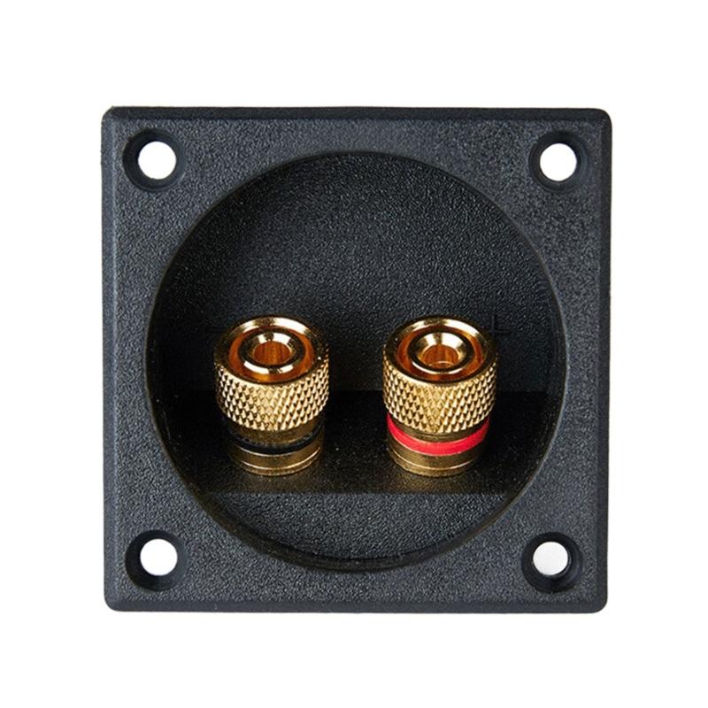 

Коробка с двумя пружинными клеммами-чашками для профессиональной системы сабвуферных динамиков, для самостоятельной установки 1