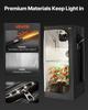 Indoor Grow Tent Kit, 80 x 80 x 180 cm, Indoor Plant Tent with Full Spectrum LED Grow Light & Ventilation System, 600D High Reflective Mylar, Growing