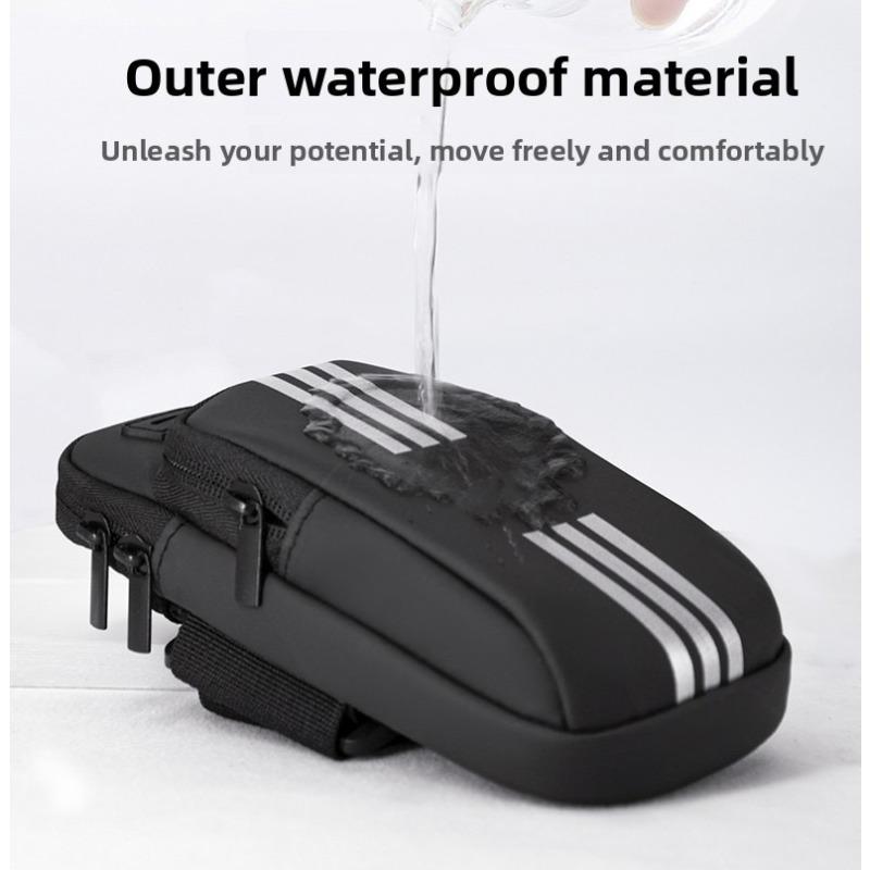 Summer Running Phone Arm Bag, Men's and Women's Sports Fitness Water-repellent Lightweight Wrist Bag, Arm Sleeve Phone Pouch