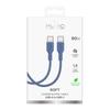 USB-C 60W 1.5m Flexible Cable Icon - Blue