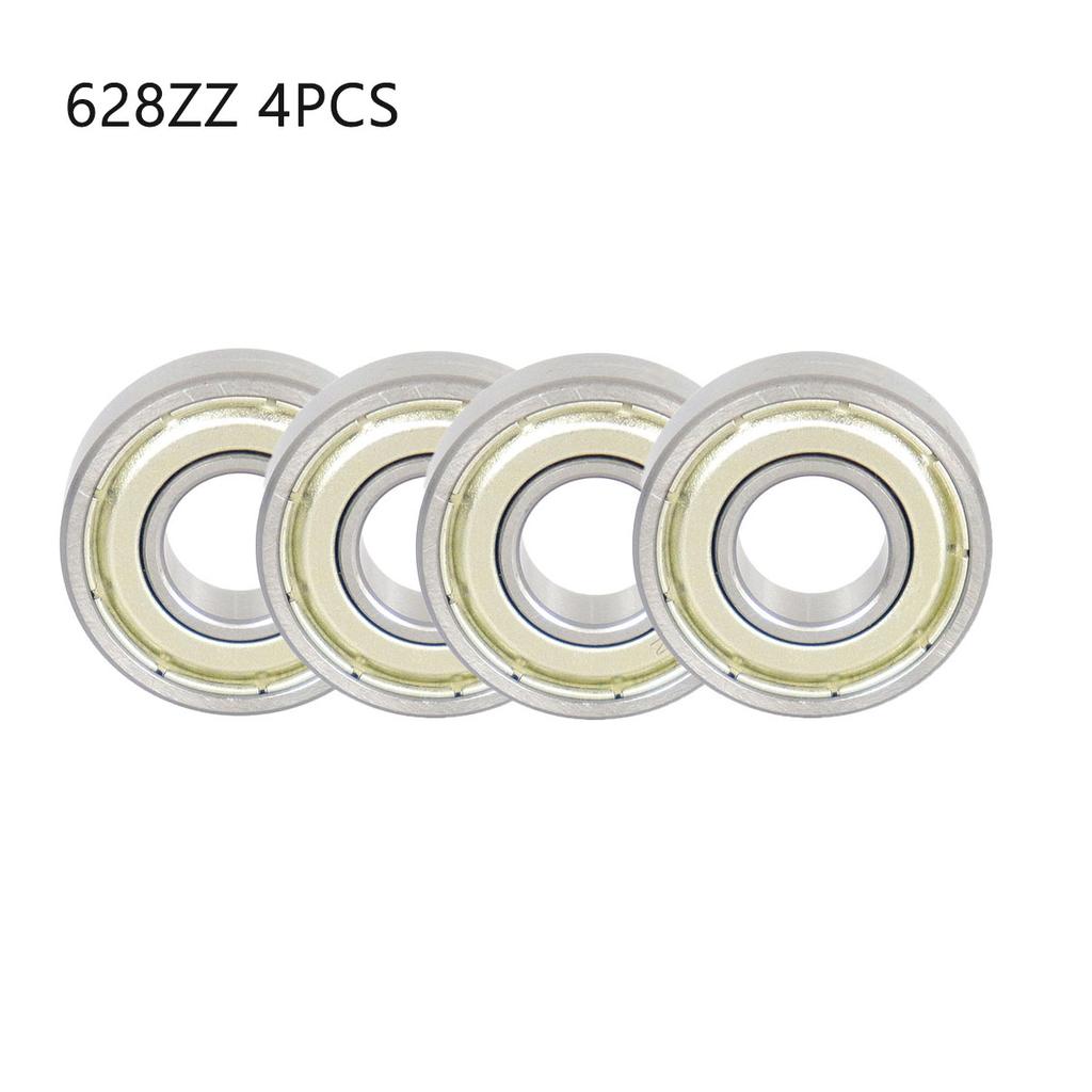 4 Pcs,626ZZ,698ZZ,608ZZ,628ZZ Double Metal Seal Bearings,High Speed Sealed Miniature Bearings