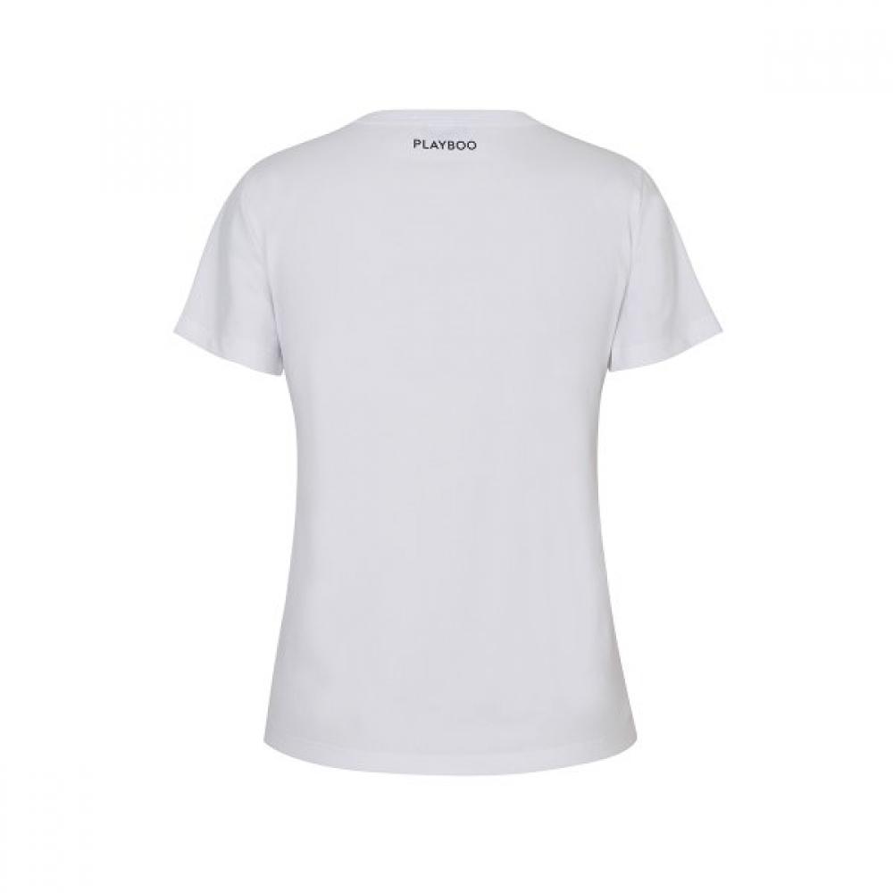 PLAYBOO Country Club Bear Tee White