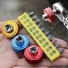 Portable Magnetic Drive Short Screwdriver Multifunctional Clamps Mini Double Head Socket Wrench Aluminum Alloy Repair Parts