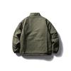 Unisex Winter Warm Cotton Puffer Jacket Stand Collar Loose Fit Solid Color Casual Streetwear Youth