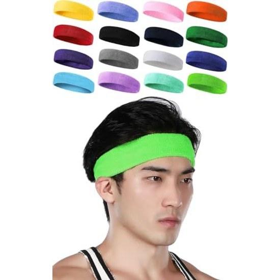 Spogear (for adults children) hairband headband sweatband sports soccer men women kids tennis