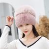 Rabbit Fur Hat Women's Winter Fashion Rex Rabbit Fur Hat Winter Warm Fox New Style Hat Ear Protection Thick Hat for Women