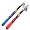 Compact Telescopic Spinning Rod Set Shore Fishing 4-Section Portable Saltwater With Reel Accessories