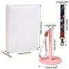 Plastic Knitting Yarn Holder Crochet Yarn Stand, with Removable Wrist Lanyard Vertical Support Post for Crocheting Projects